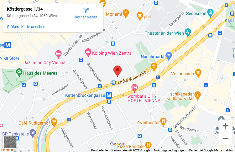 K&ouml;stlergasse 1/34, 1060 Wien
